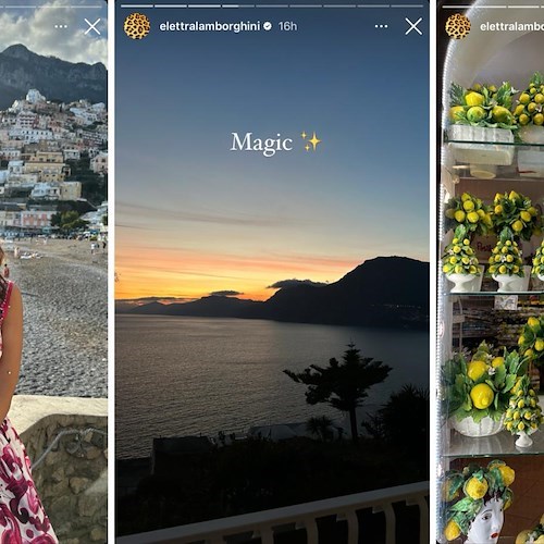 Le storie su Instagram a Positano