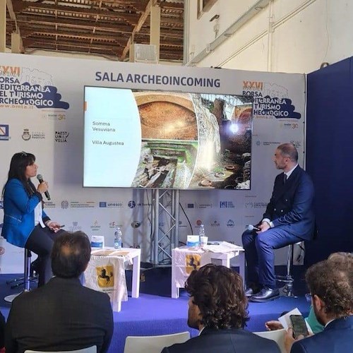 l'intervento di Simona Formola alla BMTA di Paestum<br />&copy; Soprintendenza ABAP per l'Area Metropolitana di Napoli