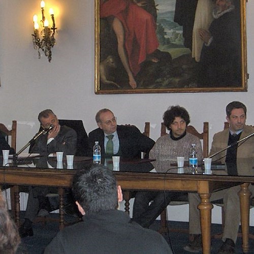 La conferenza stampa a Palazzo di Città