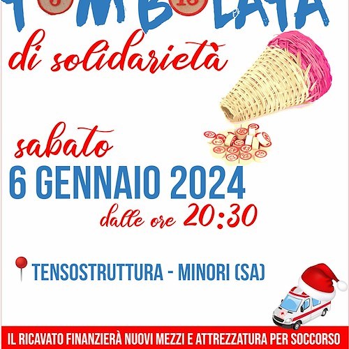 6 gennaio tombolata di solidarietà a Minori