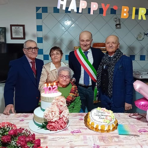 Tramonti, auguri a Rosa Cascone che compie 102 anni!<br />&copy; Comune di Tramonti