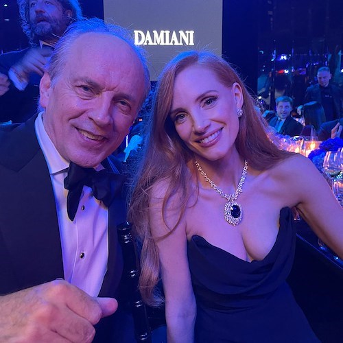 Tomas Arana e Jessica Chastain