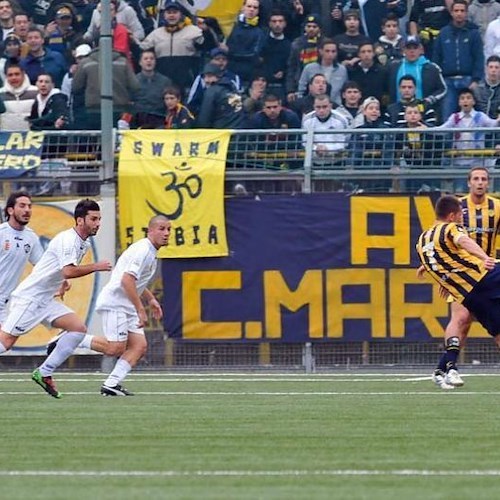 Il gran gol firmato da Di Cuonzo (foto di Luigi Gasia)