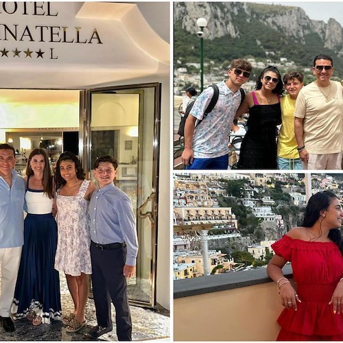 Buddy Valastro e la famiglia in vacanza in Campania<br />&copy; Foto da Instagram