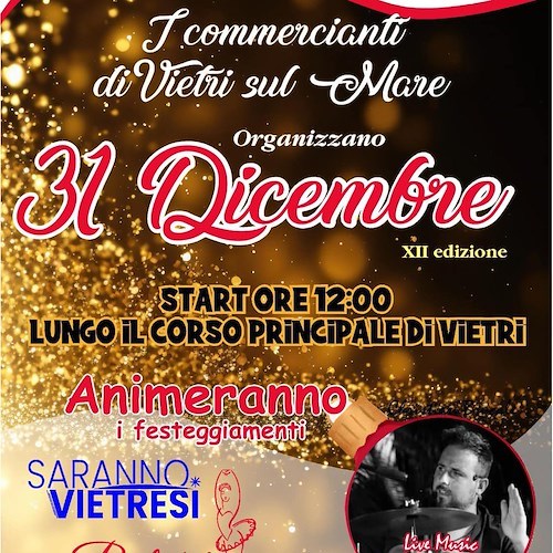 Vietri sul Mare, 31 dicembre torna il Cin Cin in red nel centro storico