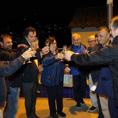 Vietri sul Mare, inaugurato il primo tratto di illuminazione della SP 75<br />&copy; Giovanni De Simone