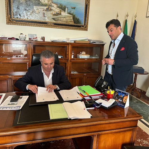 Presidente Provincia e Sindaco di Vietri sul Mare