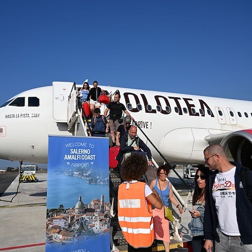 Volotea a Salerno<br />&copy; Regione Campania